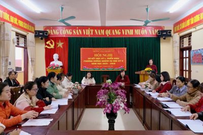 TRƯỜNG MẦM NON ĐỨC LÝ TỔ CHỨC SƠ KẾT HỌC KỲ I NĂM HỌC: 2025 – 2026