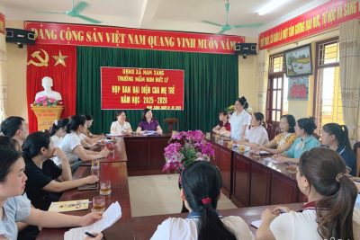 TRƯỜNG MẦM NON ĐỨC LÝ TỔ CHỨC HỌP PHỤ HUYNH HỌC SINH CUỐI NĂM HỌC 2025-2026